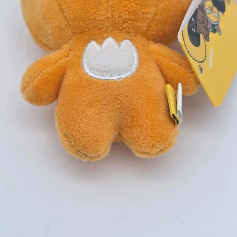 Kakao Friends Ryan Plush Keychain Doll Orange Small Bag Charm Korean Kawaii Lion